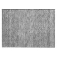 thumbnail image 2 of Addison Rugs Chantille Indoor/Outdoor Transitional Stripes Gray Washable Rectangle Rug, 1'8" x 2'6", 2 of 6