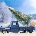 thumbnail image 7 of Dalrosia 55PCS Mini Artificial Christmas Trees Plastic Sisal Trees Bottle Brush Trees Snow Frost Ornaments with Wood Base for Christmas Home Party Table Top Decor Winter Craft, 7 of 7