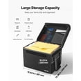 thumbnail image 3 of VEVOR Fireproof Document Box, 1832 ℉ Heat Insulated Fireproof & Waterproof Box, Space-Saving and Foldable Design, Portable Home Office Travel File Organizer, for Passports, Important Documents, Files, 3 of 9