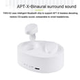 thumbnail image 4 of Wireless bluetooth headset and charging case,Mignova Ear Hanging Lightweight with Waterproof Sweatproof HD Stereo Sports Earphones for iPhone, iPad, Android Phones, Tablets (White), 4 of 8