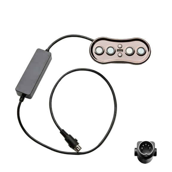 Power Recliner Lift Chair Mulin MLSK46-C (R) Switch Power Recliner 6 Button 5 Pin Hand Control Replacement with USB