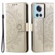 thumbnail image 1 of KAIYANG Funda de piel con relieve Totem para OnePlus 10R 5G, color marrón, estilo D, color dorado, para 1+10R/1+Ace, 1 of 5