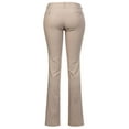 thumbnail image 4 of Made by Olivia Women's High Waist Comfy Stretchy Bootcut Trouser Pants, 4 of 7