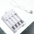 thumbnail image 2 of Chargeur de Pile USB 4 Slots AAA; Station de Charge Rechargeable avec Protection contre les Courts-Circuits, 2 of 9
