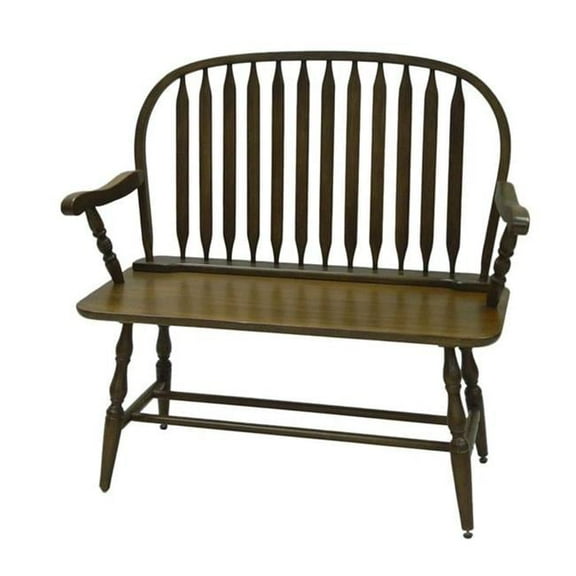 Carolina  American Oak Westminster Bench