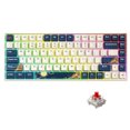 thumbnail image 1 of iBlancod iBlancod K84 Tri-Mode RGB Mechanical Keyboard with PBT Keycaps, Gateron Switches, and 3000mAh Battery for Windows/MacOS/Android, 1 of 6