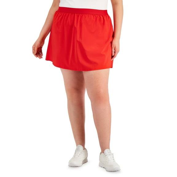 ID Ideology Women's Woven Skort Red Size 2X