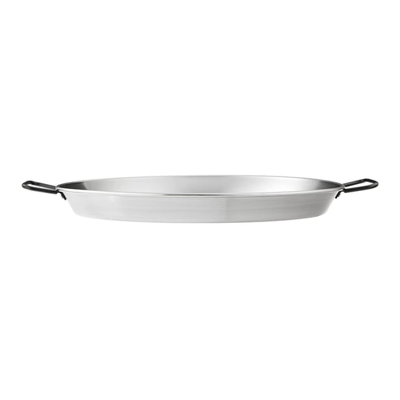 La Paella 18" Pata Negra Restaurant Grade Paella Pan, Large, Silver
