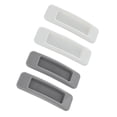 thumbnail image 3 of Homoyoyo ABS Door Handle White for Kitchen Cabinet and Furniture 4Pcs, 3 of 8