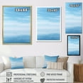 thumbnail image 4 of Designart "Dreamscape Of Oceans Infinity IV" Minimalism Floater Framed Canvas Prints, 4 of 5