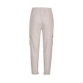 thumbnail image 5 of Men's Straight Leg Cargo Pants with Multiple Pockets, Elastic Waist and Drawstring for Casual Outdoor Wear, 5 of 6