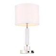 thumbnail image 3 of Elegant Decor TL3023PN Deco 1 Light Polished Nickel Table Lamp, 3 of 4