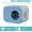 Blue, variant on Outdoor Cat House Weatherproof, Sturdy Resin Feral Cat Houses for Outdoor Indoor Cats with Camera-Shaped, Stackable Outside Cat House Shelter for Several Cats, Easy to Assemble, Black & Gray