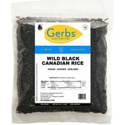 Wild Black Rice by Gerbs - 2 LBS - Top 14 Food Allergen Free & NON GMO - Product of Canada