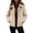 C-Beige363, variant on DHFJKG Winter Coats For Women Fluffy Long Sleeve Collared Solid Color Zip Up Jacket With Pockets Fuzzy Stylish Outerwear