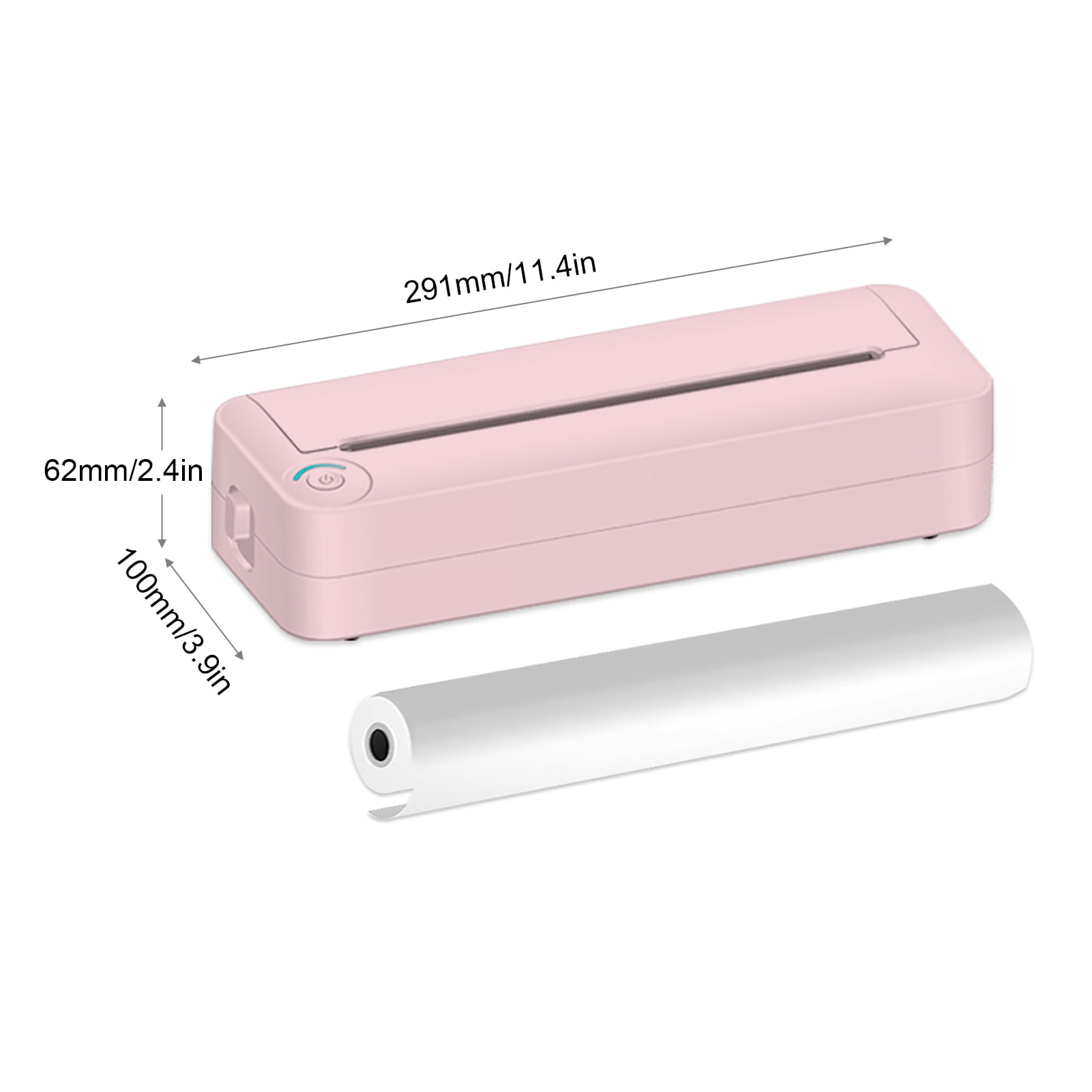 Printer A4 Portable Paper Printer Thermal Printing Wireless BT Connect Compatible With IOS And  Mobile Photo Printer Support 210mm Wide For Outdoor Travel Home Office