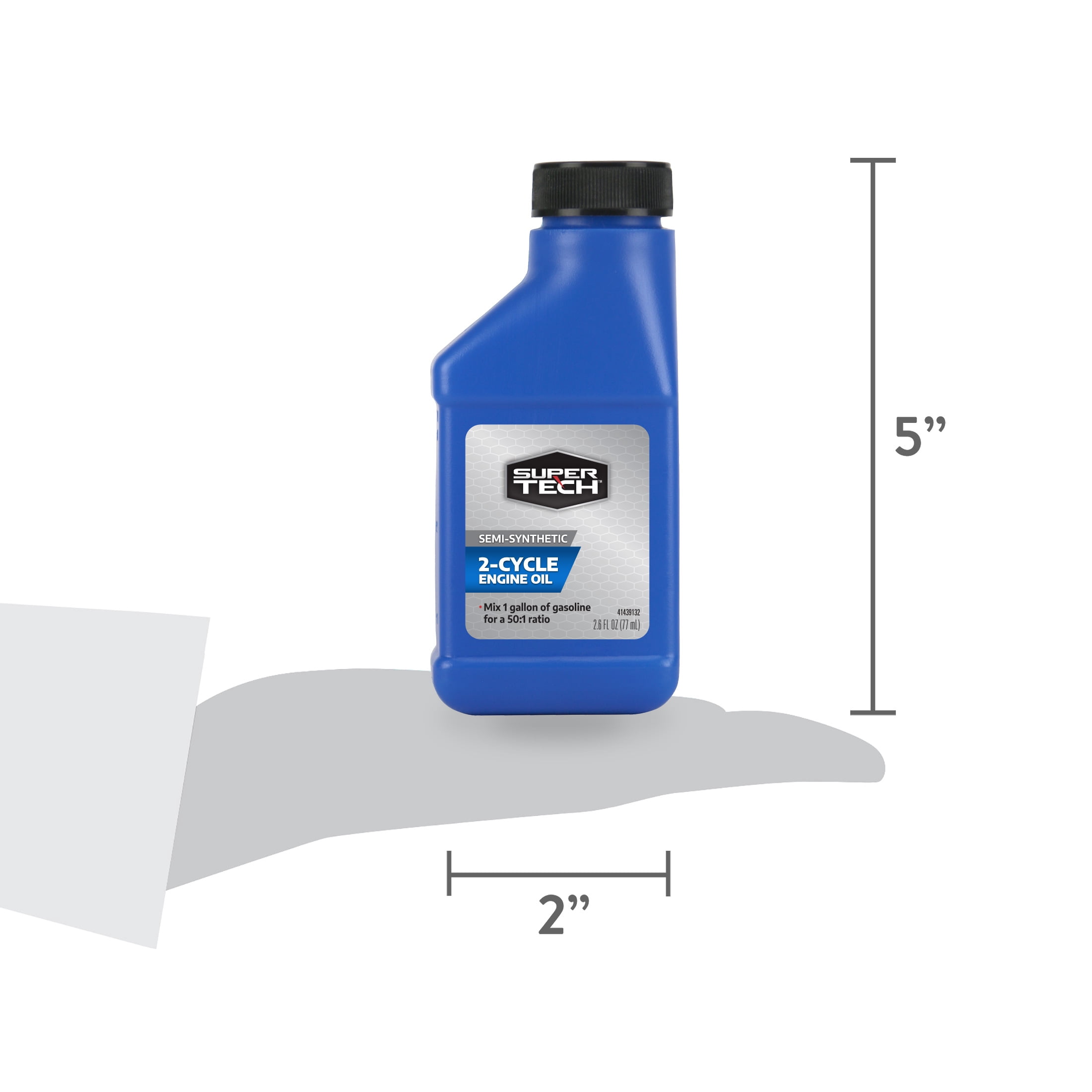Super Tech Semi Synthetic 2.6oz 2-Cycle Lubricating Oil