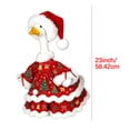 thumbnail image 4 of Qwtwty Lawn Goose Christmas Outfits for 23" Geese Statue, Funny Christmas Goose Clothes for Garden Lawn Patio Yard Outdoor Decoration, 4 of 8