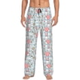 thumbnail image 1 of Xecao Cute Rabbit And Heart for Men's Pajama Pants Long Lounge Pants with Drawstring Waistband and Pockets Comfortable Sleepwear for Home Relaxation-X-Large, 1 of 6