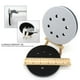thumbnail image 5 of Matsuzay Cojín de interfaz de esponja de 8 agujeros de 5 pulgadas/125mm, almohadilla de amortiguación, almohadillas de lijado portátiles ligeras, Suministros de limpieza para el hogar Matsuzay HA022641-00, 5 of 6