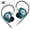 Cyan No Mic, variant on KZ EDX PRO X Wired Earbuds HiFi Stereo Deep Bass Detachable Cable Noise Isolating In-Ear Headphones with Microphone for Gaming Sport Music