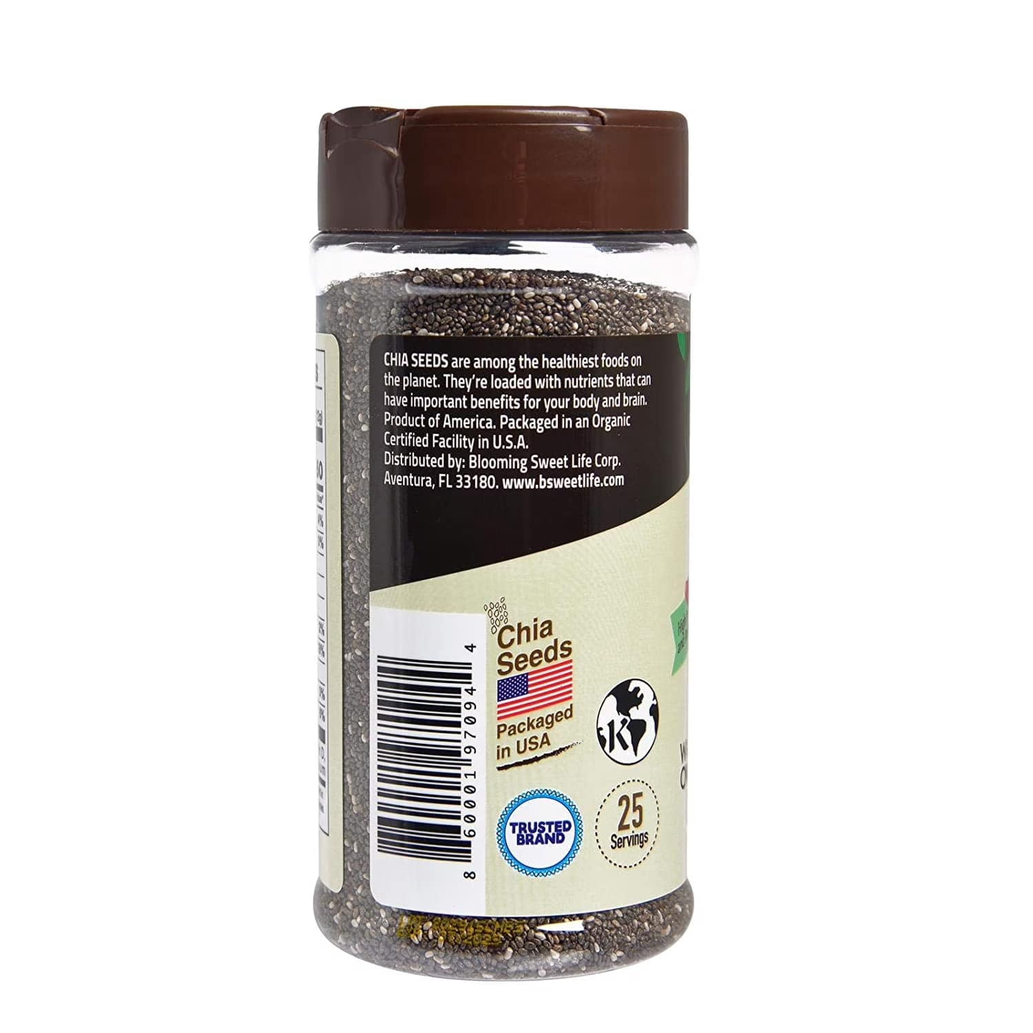 Chia Seeds Tripack (3 x 10.5 oz) – 100% Natural Chia Seeds, High Fiber Superfood, Omega 3 Rich, Keto Friendly, Non GMO, Gluten Free, Vegan Protein Seeds for Smoothies, Baking & Weight Loss