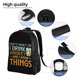 thumbnail image 4 of Eso es lo que hago. Bebo whisky y sé cosas. Mochila para portátil, bolso de viaje, mochila informal para la universidad, mochila negra para el trabajo y los negocios, regalo para hombres y mujeres., 4 of 5