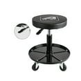 thumbnail image 1 of Aain LT2A Tabouret Roulant de Mécanicien Robuste et Réglable, Siège à Roulettes Réglable avec Roues et Plateau à Outils, Noir, 1 of 4