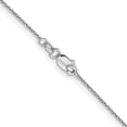 thumbnail image 3 of 14K White Gold Cable Chain Styles Necklace 24 inch .9 mm with Lobster Clasp 0.9, 3 of 4