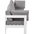 thumbnail image 4 of Meridian Furniture Nizuc Gris Canapé Modulaire d'Extérieur pour Patio, 4 of 9