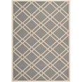 thumbnail image 1 of Safavieh Courtyard Anthracite Indoor Outdoor Rug - 6'7" x 9'6", 1 of 5
