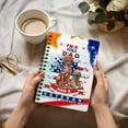 thumbnail image 3 of I'm a Vizsla Dad and a Veteran, Nothing Scares me Happy Father's Day Spiral Bound Journal Vizslas Dog Lover Gifts Idea 5x7in Spiral Notebook - 00006, 3 of 5
