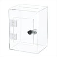 thumbnail image 1 of Acrylic Donation Ballot Box- Tip Jar For Money with Lock Key Suggestion Box Comment Box Vote Box,1 x Acrylic Donation Ballot Box,transparent color, 1 of 6