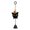 C, variant on Decorr Halloween Hanging Bell Ornament, 9.06 Inch Witch Hat Black Cat Sculpture Wind Chime Pendant, Gothic Spooky Wall Door Hanging Decor, Halloween Decorations for Party Home Entryway