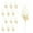 creamy white, variant on 12 Pcs 16.2 Inch Artificial Christmas Picks for Christmas Tree Glitters Christmas Picks Sprays with Flowers Berry Leaves Christmas Glitter Berries Stems for Xmas Tree Ornaments (Sliver)