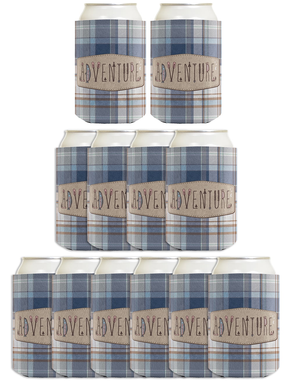 ThisWear Camping Gifts Adventure Drink Cozy Travelers Gift Set 12pack