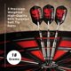 thumbnail image 2 of Darts Viper Pitbull 90, punta blanda de tungsteno, 18 g, con funda, 2 of 7