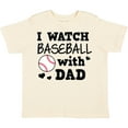 thumbnail image 3 of Inktastic I Watch Baseball with My Dad Boys or Girls Toddler T-Shirt, 3 of 5