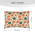 thumbnail image 2 of Pillow Covers, Autumn Pumpkins Pillow Cases Standard Size with Envelope Closure (20x26 inches) ,Comfy Bedding Pillowcase for Hair and Skin - Soft Breathable Pillow Protectors, 2 of 6