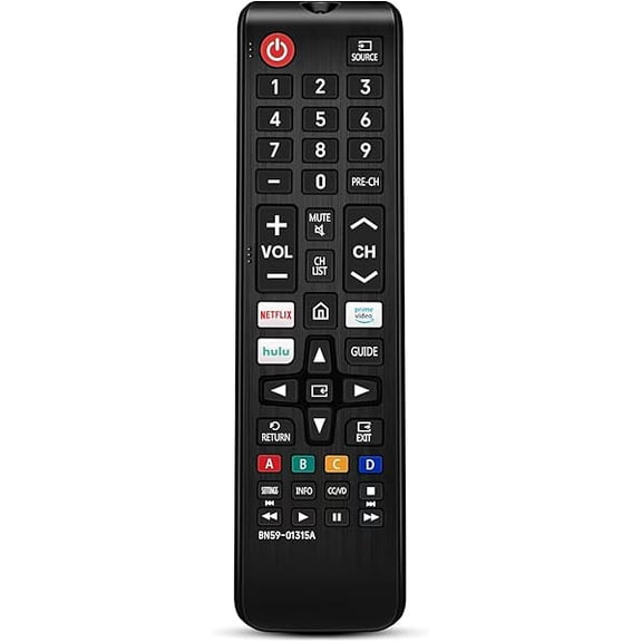 Universal Remote Control for Samsung Smart TV, Control Replacement fit for 4K UHD QLED HDTV LED TVs, with Hulu Netflix PrimeVideo Buttons