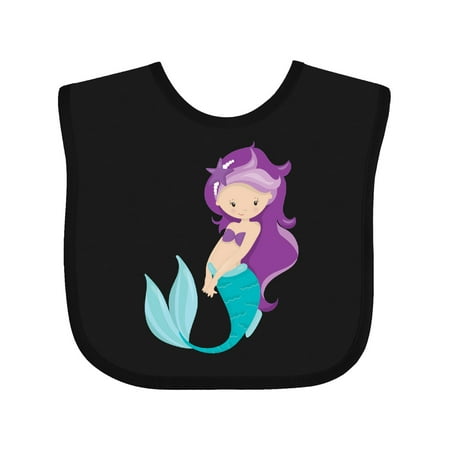 

Inktastic Mermaid Gift Baby Girl Bib
