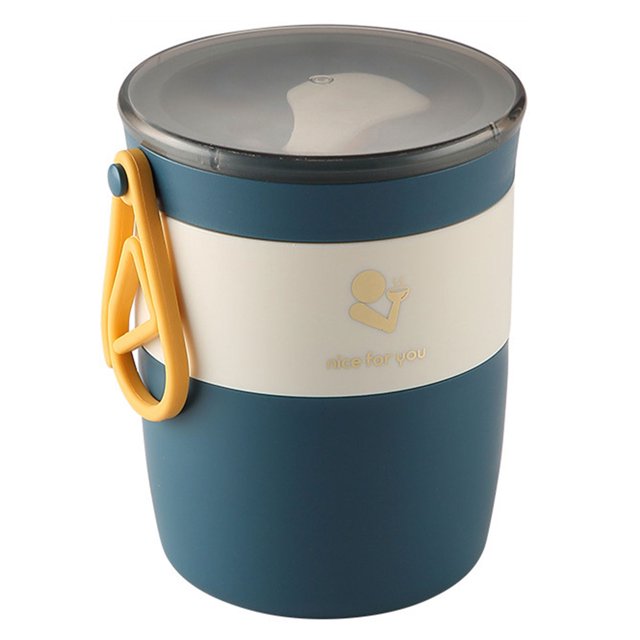 CSChome Soup Cup 450ml Breakfast Cup Large Capacity Microwaveable Office Worker Cereal Cup
