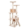 thumbnail image 7 of PETMAKER Cat Tree with Perches, Condos, Scratch Posts, and Toys (Beige), 7 of 7