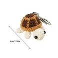 thumbnail image 4 of Msgweeeg Cute Keychains for Backpack Birthday Gifts for Women Cute Turtle Keychain Mini Turtle Woolen Hook Weaving Doll Creatives Doll Keychain Pendant, 4 of 7