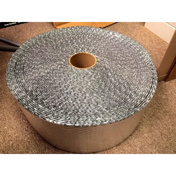 DOUBLE FOIL, REGULAR BUBBLE REFLECTIVE INSULATION WRAP 6" X 50'