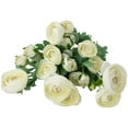 thumbnail image 5 of Northlight Real Touch™ Cream Ranunculus Artificial Floral Sprays, Set of 6 - 21", 5 of 9