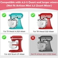 thumbnail image 4 of Ice Cream Maker Attachment for Kitchenaid Stand Mixer - Compatible with 4.5 Qt and Larger Stand Mixers - 2 Quart Frozen Yogurt - Ice Cream & Sorbet Gelato Maker, 4 of 8