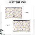 thumbnail image 2 of Kdxio Lavender Flowers Makeup Bag Toiletry Bag Canvas Makeup Bags Zipper Cosmetic Pouch Travel Cosmetic Pouch for Women Gifts, 2 of 7