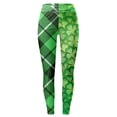 thumbnail image 3 of WILLBEST Leggings de Yoga Con Estampado Del Día de San Patricio Para Mujer, Cintura Alta, Para Entrenamiento, Correr, Deportes Atléticos, 859 Extra Grande, 3 of 3
