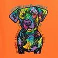 thumbnail image 2 of Dean Russo Unconditional Loyalty Dog Lover Unisex Crewneck Graphic Sweatshirt, Orange, XX-Large, 2 of 6